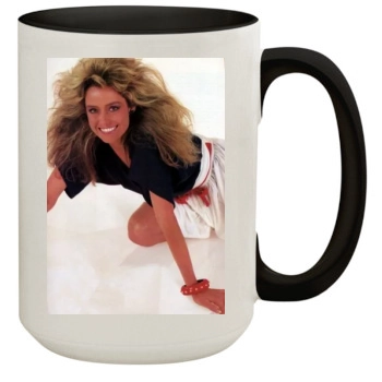 Farrah Fawcett 15oz Colored Inner & Handle Mug