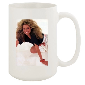 Farrah Fawcett 15oz White Mug