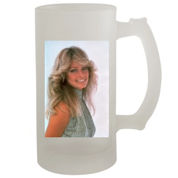 Farrah Fawcett 16oz Frosted Beer Stein