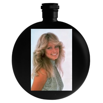 Farrah Fawcett Round Flask