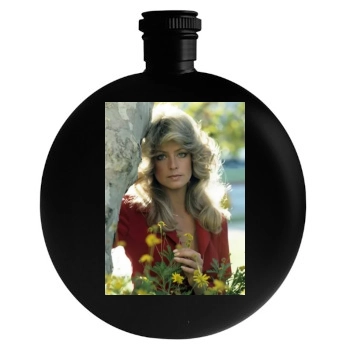 Farrah Fawcett Round Flask