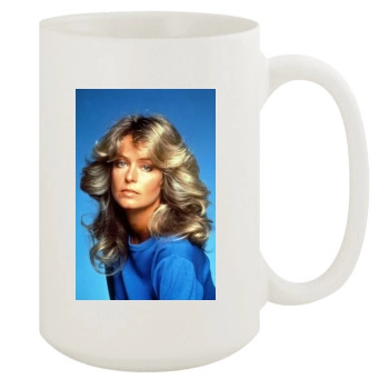 Farrah Fawcett 15oz White Mug