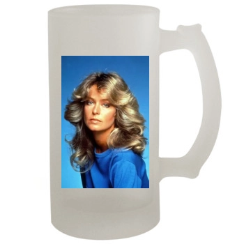 Farrah Fawcett 16oz Frosted Beer Stein