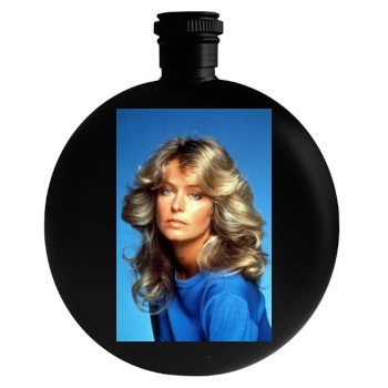 Farrah Fawcett Round Flask