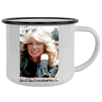 Farrah Fawcett Camping Mug