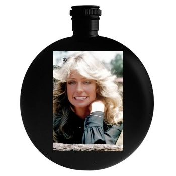 Farrah Fawcett Round Flask