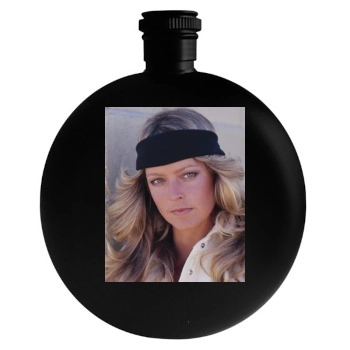 Farrah Fawcett Round Flask