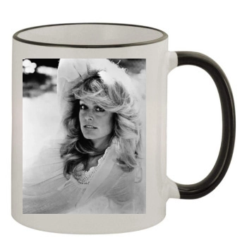 Farrah Fawcett 11oz Colored Rim & Handle Mug