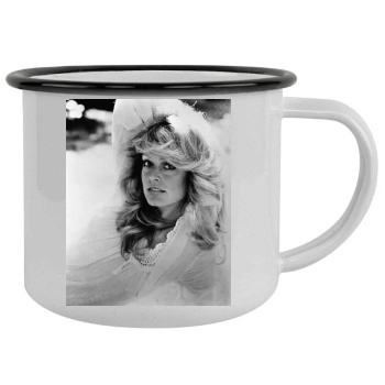 Farrah Fawcett Camping Mug