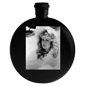 Farrah Fawcett Round Flask