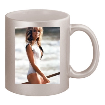 Farrah Fawcett 11oz Metallic Silver Mug