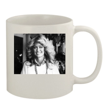 Farrah Fawcett 11oz White Mug