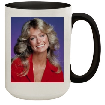 Farrah Fawcett 15oz Colored Inner & Handle Mug