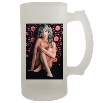 Farrah Fawcett 16oz Frosted Beer Stein