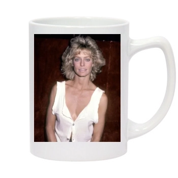 Farrah Fawcett 14oz White Statesman Mug