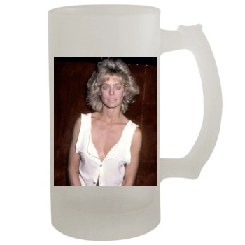 Farrah Fawcett 16oz Frosted Beer Stein