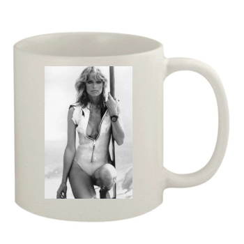 Farrah Fawcett 11oz White Mug