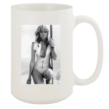 Farrah Fawcett 15oz White Mug