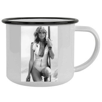 Farrah Fawcett Camping Mug