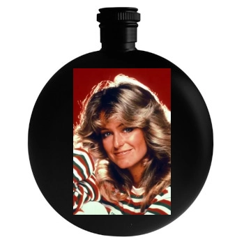 Farrah Fawcett Round Flask