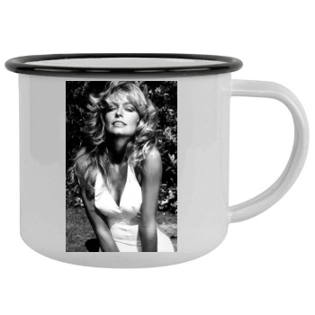 Farrah Fawcett Camping Mug