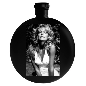 Farrah Fawcett Round Flask