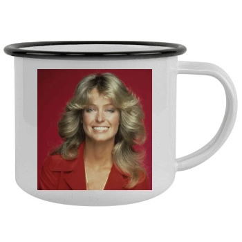 Farrah Fawcett Camping Mug