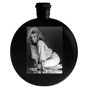 Farrah Fawcett Round Flask