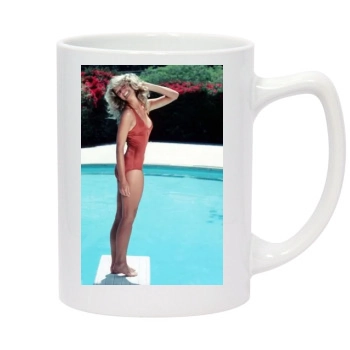 Farrah Fawcett 14oz White Statesman Mug