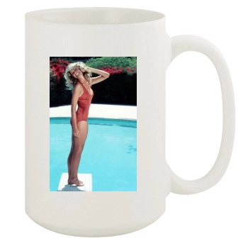 Farrah Fawcett 15oz White Mug