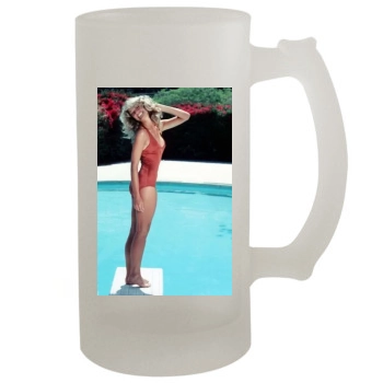 Farrah Fawcett 16oz Frosted Beer Stein