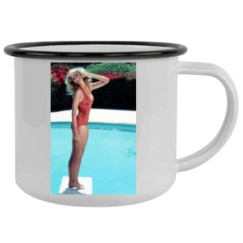 Farrah Fawcett Camping Mug