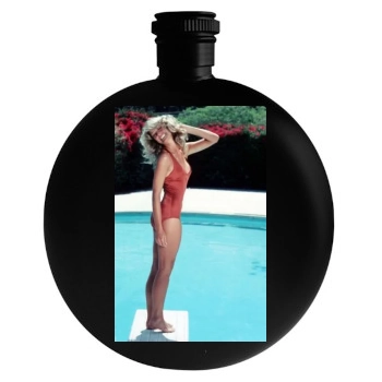 Farrah Fawcett Round Flask