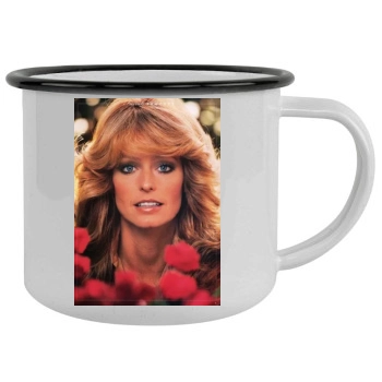 Farrah Fawcett Camping Mug