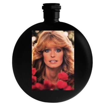 Farrah Fawcett Round Flask