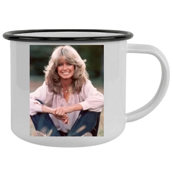 Farrah Fawcett Camping Mug