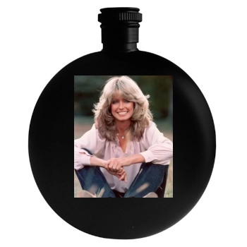 Farrah Fawcett Round Flask