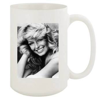 Farrah Fawcett 15oz White Mug