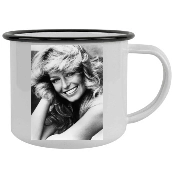 Farrah Fawcett Camping Mug