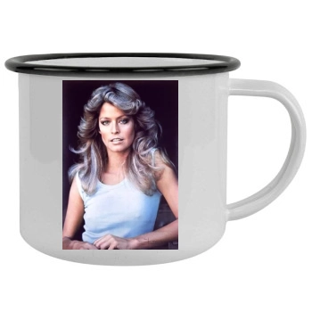 Farrah Fawcett Camping Mug