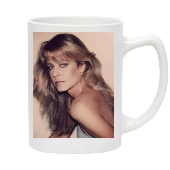 Farrah Fawcett 14oz White Statesman Mug