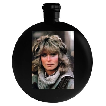 Farrah Fawcett Round Flask