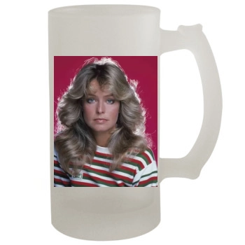 Farrah Fawcett 16oz Frosted Beer Stein