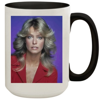 Farrah Fawcett 15oz Colored Inner & Handle Mug