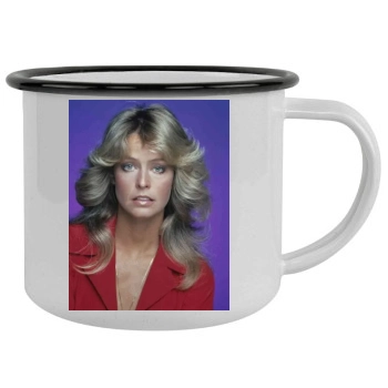 Farrah Fawcett Camping Mug