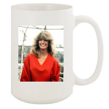 Farrah Fawcett 15oz White Mug