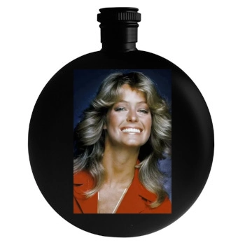 Farrah Fawcett Round Flask