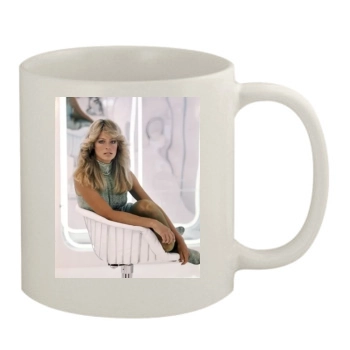 Farrah Fawcett 11oz White Mug