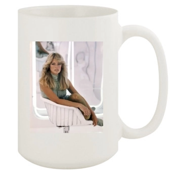 Farrah Fawcett 15oz White Mug