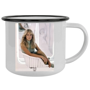 Farrah Fawcett Camping Mug